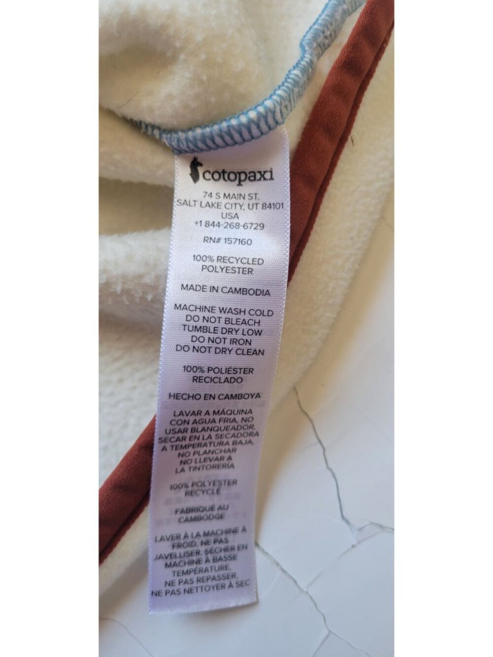 Cotopaxi Amado Half Zip Fleece Pullover Size S Outer Wear Cabincore Ski Lodge - Picture 11 of 11